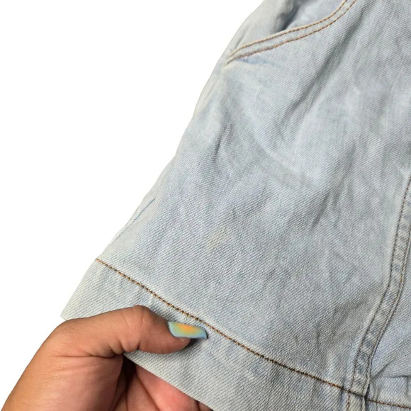 Ulla Johnson Kase Button-Front Foldover Shorts - Picture 4 of 10